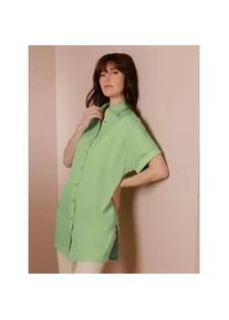 Longbluse CREATION L PREMIUM, Damen, Gr. 42, reseda, 100% Lyocell, unifarben, Blusen Longbluse