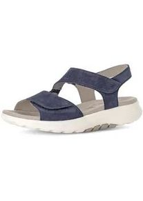Trekkingsandale Gabor "Trekkingsandale", Damen, Gr. 41, blau, Schuhe