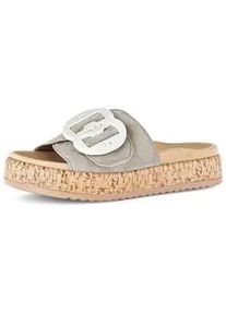 Pantolette Gabor "Pantolette", Damen, Gr. 38, gr&uuml;n, Schuhe Pantolette