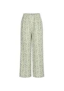 Stoffhose CLOUD 5IVE "CLOUD 5IVE Summer Pants with aop leaf print", Damen, Gr. XXL, US-Gr&ouml;&szlig;en, gr&uuml;n, 95% Polyester, 5% Elasthan, loose fit, Hosen Stoffhose