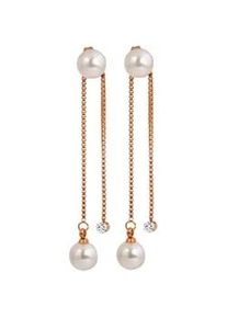 Adelia&acute;s Paar Ohrh&auml;nger ADELIA ́S "Damen Ohrringe &ndash; Ohrstecker aus Edelstahl mit Perle", Damen, Gr. Damen, Edelstahl, gold, Ohrringe, Ein Geschenk, das Freude macht