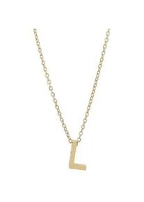 Adelia&acute;s Kette ohne Anh&auml;nger ADELIA ́S "Damen Halskette &ndash; Buchstabe N aus Edelstahl 45+5", gold, Halsketten, Damen, 50cm, Edelstahl, Eine sch&ouml;ne Geschenkidee f&uuml;r jeden Anlass
