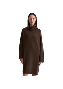 Marc O'Polo Strickkleid MARC O'POLO "aus softem Merinowolle-Mix", Damen, Gr. 36, Normalgr&ouml;&szlig;en, shaded braun, Obermaterial: 80% Wolle, 20% Polyamid, unifarben, relaxed fit knielang, Rippb&uuml;ndchen, Kleider Strickkleid