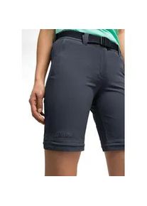 Funktionshose Maier Sports "Nata 2", Damen, Gr. 25, Kurzgr&ouml;&szlig;en, blau (dunkelblau), 90% Polyamid, 10% Elasthan, Hosen Funktionshose, Damen Wanderhose, zipp-off Outdoor-Hose, 3 Taschen, Regular Fit