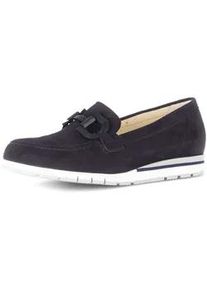 Ballerina Gabor "Sportliche Ballerina", Damen, Gr. 36, blau, Schuhe Ballerina