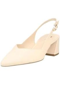 H&ouml;gl Slingpumps H&Ouml;GL "H&ouml;gl Pumps Glattleder", Damen, Gr. 37, sand, Glattleder, Schuhe Slingpumps
