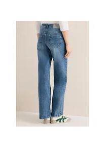 Slim-fit-Jeans Cecil, Damen, Gr. 33, L&auml;nge 28, light blau washed, Jeans, 78% Baumwolle, 20% wiederverwerteter Polyester, 2% Elasthan, unifarben, kn&ouml;chellang, Jeans Slim-fit-Jeans, High Waist