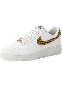 Sneaker Nike SPORTSWEAR "Nike Air Force 1 '07", Damen, Gr. 40, summit wei&szlig;, bronzine, schwarz, Leder, Synthetik, mehrfarbig, Schuhe Sneaker