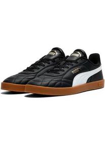 Sneaker Puma "CLUB II INDOOR", Herren, Gr. 42, Puma schwarz, Puma wei&szlig;, Synthetik, unifarben, Schuhe Sneaker, mit Schn&uuml;rung, niedrige Schuhh&ouml;he, nicht herausnehmbare Innensohle