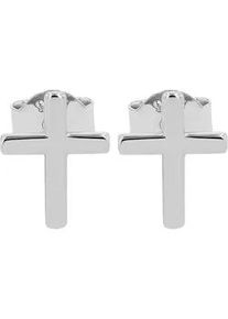 Adelia&acute;s Paar Ohrh&auml;nger ADELIA ́S "Damen Ohrringe &ndash; Ohrstecker Kreuz aus 925 Silber", Damen, Gr. Damen, Silber 925 (Sterlingsilber), silber, Ohrringe, Ideal als Geschenk &ndash; dezent und elegant