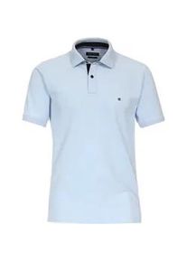 Poloshirt Casamoda "Casamoda Polo-Shirt uni", Damen, Gr. 3XL, blau (hellblau), 95% Baumwolle, 5% Elasthan, Shirts