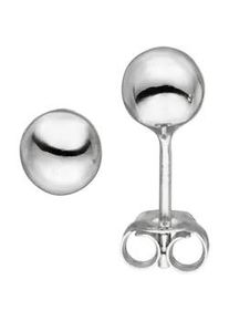 Paar Ohrstecker Jobo "Ohrringe Kugel Kugelohrringe 6 mm", silber 925, Ohrringe, Damen, 6,1mm, Silber 925 (Sterlingsilber), 925 Silber rhodiniert