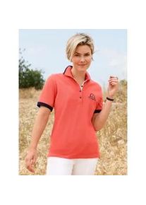 Poloshirt Casual Looks "Poloshirt", Damen, Gr. 48, grapefruit, 100% Baumwolle, unifarben, Shirts