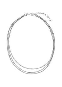 Kette ohne Anh&auml;nger Jobo "mehrreihig layering", silber 925, Halsketten, Damen, Silber 925 (Sterlingsilber), L: 47, 925 Silber 47 cm