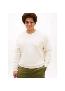 Tommy Hilfiger Big & Tall Rundhalspullover "ESSENTIAL STRUCTURE CREW NECK", Herren, Gr. 4XL, ivory petal, Strick, Obermaterial: 100% Baumwolle, TOMMY HILFIGER BIG & TALL, unifarben, regular fit normal, Rundhals, eingesetzt Rippb&uuml;ndchen, Pullover Rundhalspullover, Gro&szlig;e Gr&ouml;&szlig;en, regular fit
