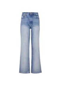 Bequeme Jeans Karl Kani "Karl Kani Karl Kani OG Five Pocket Straight Leg Denim vintage", Damen, Gr. 30, Normalgr&ouml;&szlig;en, midblau, 100% Baumwolle, unifarben, Jeans