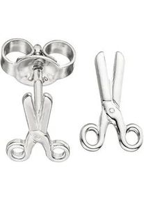 Paar Ohrstecker Jobo "Ohrringe Silberohrringe Schere 10 mm", silber 925, Ohrringe, Damen, Silber 925 (Sterlingsilber), 925 Silber rhodiniert