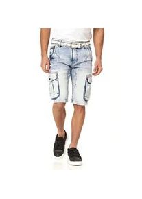 Cipo & Baxx Jeansshorts CIPO & BAXX, Herren, Gr. 31, N-Gr, lightblau, Denim/Jeans, Obermaterial: 98% Baumwolle, 2% Elasthan, Abriebeffekte, regular fit kniefrei, Jeans Jeansshorts, Baumwollmischung, regular fit