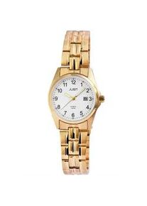 Quarzuhr Lady, gold (goldfarben), Armbanduhren, Damen, Quarzuhr