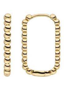 Paar Creolen Jobo "Ohrringe abgerundet 21 mm", gelbgold 333, Ohrringe, Damen, Gelbgold 333, 8 Karat 333 Gold