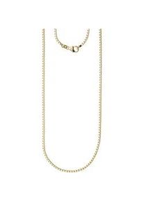 Goldkette Jobo, gelbgold 585, Halsketten, Damen, Gelbgold 585, L: 60, Goldkette, Venezianerkette 585 Gold diamantiert 60 cm 2 mm