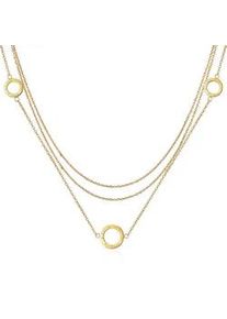 Edelstahlkette AILORIA "Halskette ANNABELLE", Damen, gold, Halsketten Edelstahlkette