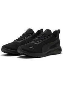 Sneaker Puma "ANZARUN 2 LITE SLIPTECH", Herren, Gr. 44, Puma schwarz, Puma schwarz, Textil, unifarben, Schuhe Sneaker, mit Schn&uuml;rverschluss, leicht profilierte Synthetik-Laufsohle