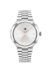 Quarzuhr Tommy Hilfiger "GEORGIA", edelstahlfarben, ros&eacute;goldfarben, Armbanduhren, Damen, Quarzuhr, Armbanduhr, Damenuhr, Edelstahlarmband, analog