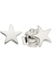 Paar Ohrstecker "Silberohrstecker Stern", silberfarben, ANISTON JEWELRY & WATCHES, Ohrringe, Damen, Silber 925 (Sterlingsilber)
