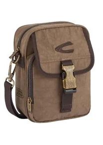 Umh&auml;ngetasche Camel Active "Journey", Herren, Gr. B/H/T: 16cm x 21,5cm x 8cm, sand, Nylon, aufgeraut, bestickt, clean, unifarben, Taschen Umh&auml;ngetasche, Herren Schultertasche, funktional und perfekt f&uuml;r alle Lebenslagen