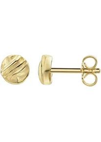 Paar Ohrstecker Celesta, gelb, Ohrringe, Damen, one-size, Gold