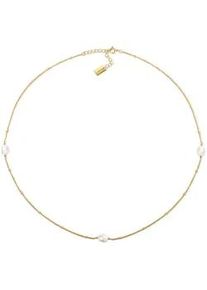 Perlenkette AILORIA "Halskette SUKI", Damen, gold, Halsketten Perlenkette