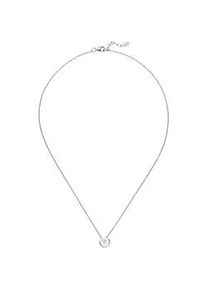Collier Jobo "Kette mit Anh&auml;nger", silber 925, Halsketten, Damen, Silber 925 (Sterlingsilber), L: 45, Collier, 925 Silber rhodiniert mit Zirkonia 45 cm