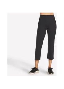 3/4-Leggings Skechers "GOWALK PANT LITE", Damen, Gr. XL (46/48), N-Gr, schwarz, Obermaterial: 88% Nylon, 12% Elasthan, Hosen, sportlicher Stil, f&uuml;r Fitness und sportliche Aktivit&auml;ten