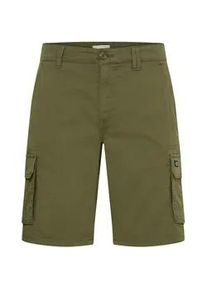 Shorts Blend "BHMORGAN REG CARGO SHORTS", Herren, Gr. L, N-Gr, winter moss, Web, Obermaterial: 97% Baumwolle, 3% Elasthan, unifarben, regular fit knielang, Hosen Shorts