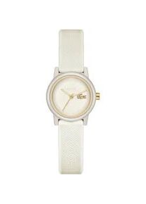 Quarzuhr Lacoste "Lacoste.12.12 SWIFT", beige, Armbanduhren, Damen, Quarzuhr, Armbanduhr, Damenuhr, Silikonarmband, analog