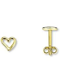 Paar Ohrh&auml;nger ONE ELEMENT "Herz Ohrringe Ohrstecker aus 333 Gelbgold", gold, Ohrringe, Damen, Damen, Gelbgold 333 Gold, Gelbgold 333, Gold, Herz mit Bedeutung &ndash; eine feine Geschenkidee f&uuml;r viele Anl&auml;sse