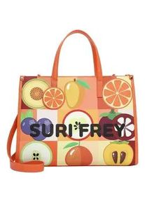Shopper SURI FREY "Shopper SFY Issy", Damen, Gr. B/H/T: 39,5cm x 30cm x 16cm 0, orange (orange 610), PVC, Taschen Shopper