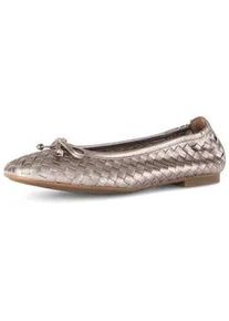 Ballerina Gabor "Eleganter Ballerina", Damen, Gr. 39, beige, Schuhe Ballerina