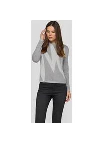 Strickpullover Rabe "Pullover", Damen, Gr. 52, grau, 50%Viskose, 45%Polyamid, 5%Cashmere, unifarben, gerade, gerader Abschluss, Pullover Strickpullover