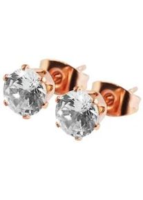 Adelia&acute;s Paar Ohrh&auml;nger ADELIA ́S "Damen Ohrringe &ndash; Ohrstecker aus Edelstahl mit Strass Steinchen", Damen, Gr. Damen, Edelstahl, silber, Ohrringe, Zum Verschenken &ndash; ideal zum Geburtstag