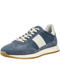 Sneaker Nero Giardini "Nero Giardini Sneaker Veloursleder", Herren, Gr. 43, blau, Veloursleder, Schuhe Sneaker