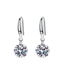 Paar Ohrh&auml;nger AILORIA "Ohrringe FOLIE", silber, Ohrringe, Damen, Silber 925 (Sterlingsilber)