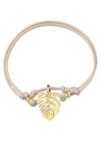 Armband AILORIA "Armband beige/silber JUNGLE", gold, Armb&auml;nder, Damen, Edelstahl, Armband