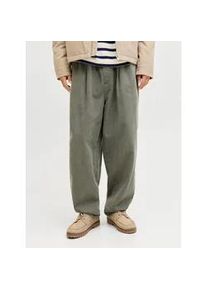 Jack & Jones Jogginghose JACK & JONES "JPSTEVAN BLAINE JOGGER SN", Herren, Gr. M, N-Gr, grape leaf, Web, Obermaterial: 100% Baumwolle, unifarben, regular fit kn&ouml;chellang, Hosen Jogginghose