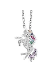Adelia&acute;s Kettenanh&auml;nger ADELIA ́S "Kinder Anh&auml;nger &ndash; Einhorn Anh&auml;nger aus 925 Silber mit Zirkonia", silber, Schmuckanh&auml;nger, M&auml;dchen, Silber 925 (Sterlingsilber), Kettenanh&auml;nger, Perfekt als Geschenk zum Weihnachten