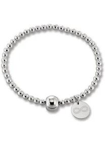 Silberarmband ONE ELEMENT "Armband Kugelkette aus 925 Silber &Oslash; 54,0 mm mit Gummiband", silber, Armb&auml;nder, Damen, Silber 925 (Sterlingsilber), Silberarmband, Harmonisch gestaltet &ndash; ruhiges Design mit feinem Ausdruck