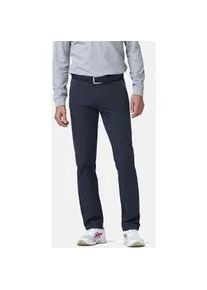 Chinos MEYER "New York 1-5074", Herren, Gr. 23, Normalgr&ouml;&szlig;en, marine, 98% Baumwolle, 2% Elasthan, unifarben, regular fit lang, Hosen