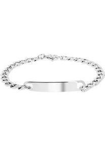 Adelia&acute;s Armband ADELIA ́S "Damen Armband &ndash; Panzerarmband aus Edelstahl 18 cm", silber, Armb&auml;nder, Damen, 18cm, Edelstahl, Armband, Perfekt als Geschenk zum Valentinstag