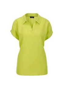 Klassische Bluse GOLDNER "Kurzgr&ouml;&szlig;e Uni Bluse mit Hemdkragen", Damen, Gr. 20, gr&uuml;n (hellgr&uuml;n), Obermaterial: 100% Viskose CV., Basic, gerade, Sonstiges, Blusen, superangenhme fliessende Viskose